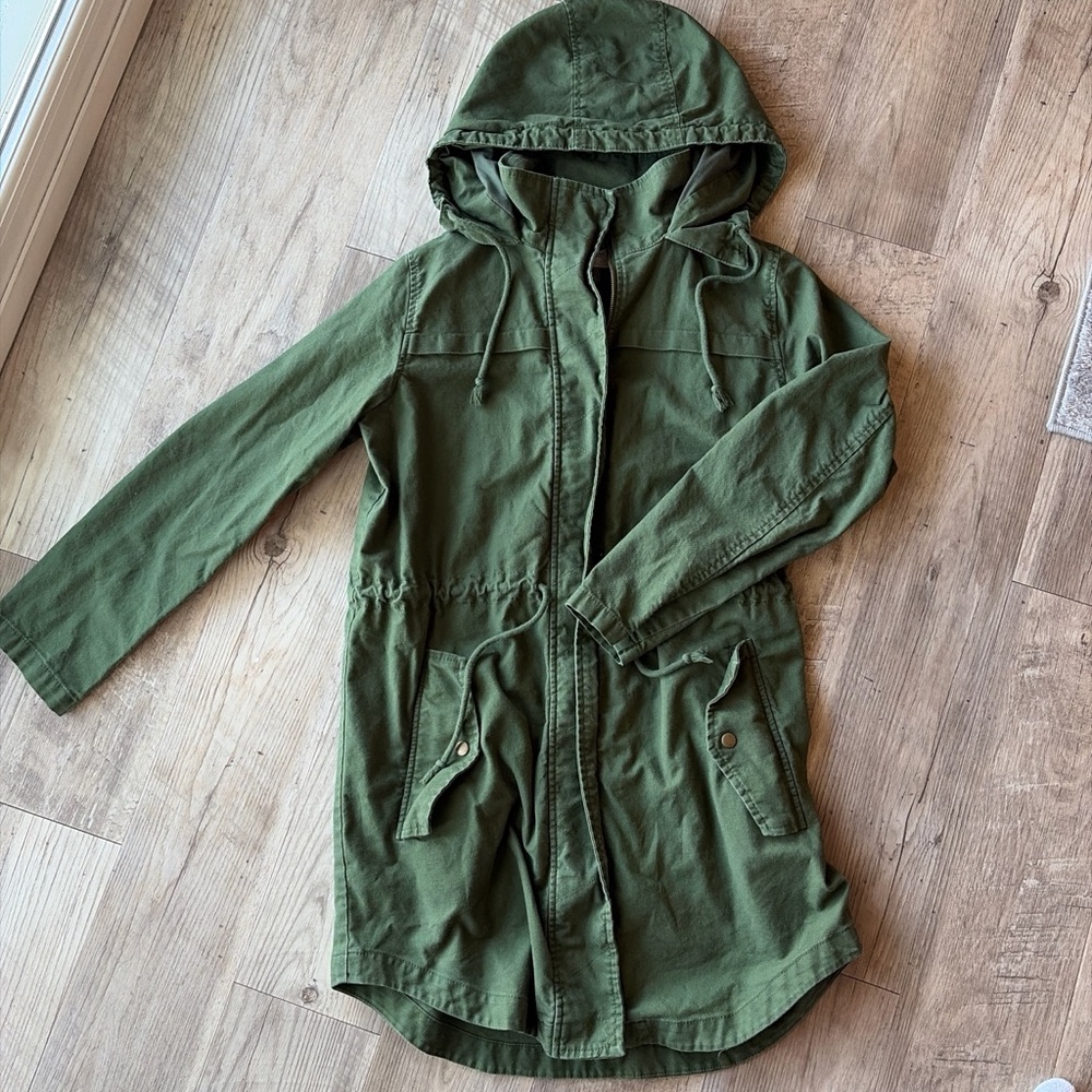 Old Navy Green Hooded Jacket